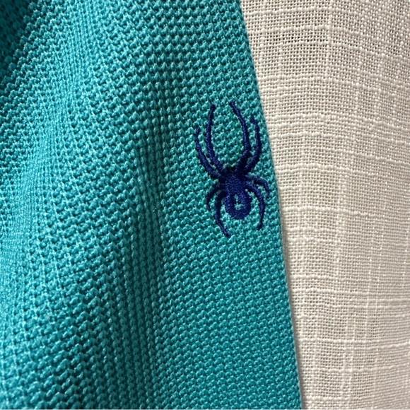 Spyder Girl's Endure Stryke Full Zip Jacket XL 18 Baltic Blue Pockets Polyester - Picture 3 of 13